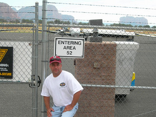 Tim Higel entering Area 52