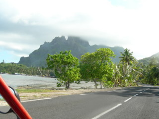 Tim and Dana Higel in Bora Bora