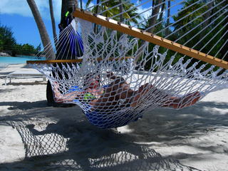 Tim and Dana Higel in Bora Bora