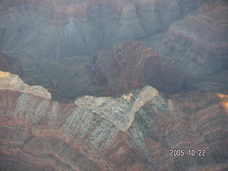 14 5ln. Grand Canyon -- Aerial -- canyon at dawn
