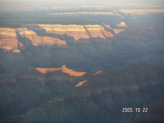 16 5ln. Grand Canyon -- Aerial -- South Rim at dawn