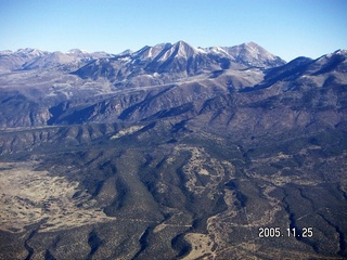aerial -- LaSal Mountains