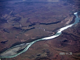 aerial -- Colorado canyon