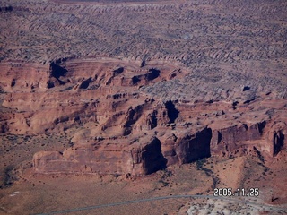 aerial -- Colorado canyon