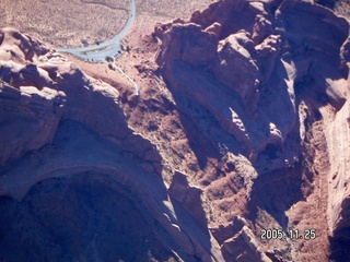 aerial -- Colorado canyon