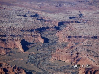 aerial -- Colorado canyon
