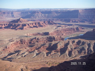 Dead Horse Point Basin View sign with view