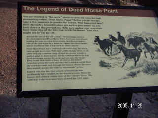 Dead Horse Point local rocks and trees
