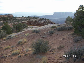 Dead Horse Point trails along slickrock trail