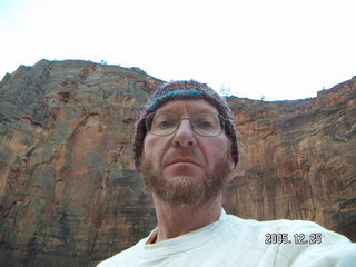 Zion National Park -- Hidden Canyon trail -- Adam