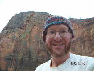 Zion National Park -- Hidden Canyon trail -- Adam