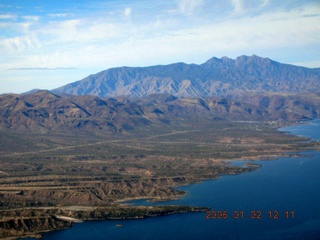 aerial -- Four Peaks seen from the east