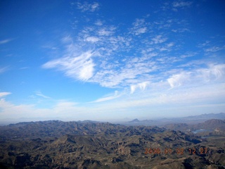 aerial -- Salt River -- interesting clouds
