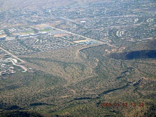 aerial -- Salt River -- interesting clouds