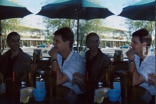 stereo-3D L+R parallel-eye Loreo -- Sean Geraghty's lunch -- Mike Davis, Sean