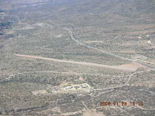Superstition Mountains, Superior Airport and departure path