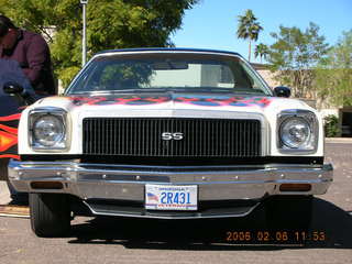 Sean's El Camino with flames -- Sean