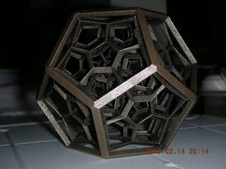 120-cell sculpture from Bathsheba Grossman -- Adam