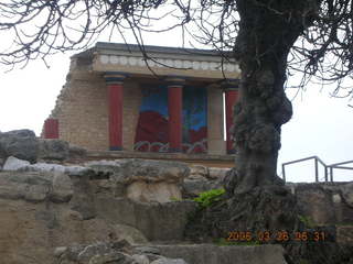 2006 eclipse trip -- Knossos -- bull mural