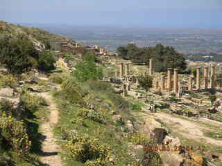 2006 eclipse trip -- Cyrene -- temple down the hill