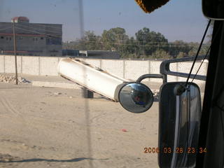 2006 eclipse trip -- to Jalu -- Adam on the bus