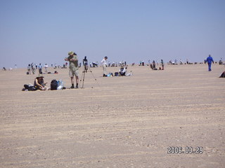2006 eclipse trip -- Sahara Desert eclipse site