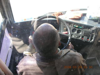 2006 eclipse trip -- our bus driver seen from above