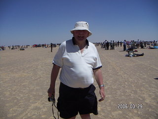 2006 eclipse trip -- Sahara Desert eclipse site -- Dave Hughes