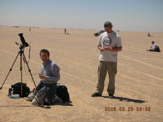 2006 eclipse trip -- Sahara Desert eclipse site