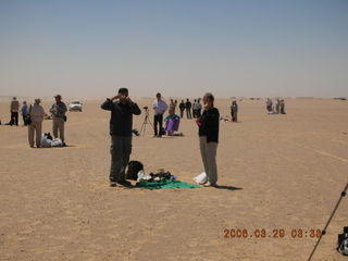 2006 eclipse trip -- Sahara Desert eclipse site