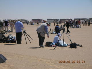 2006 eclipse trip -- Sahara Desert eclipse site