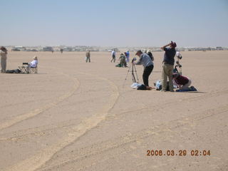 2006 eclipse trip -- Sahara Desert eclipse site