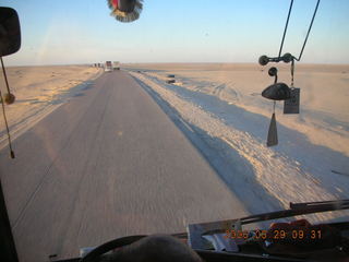 2006 eclipse trip -- Sahara Desert road