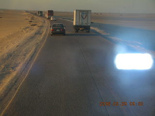 2006 eclipse trip -- Sahara Desert road