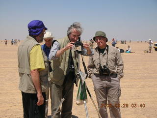2006 eclipse trip -- Sahara Desert eclipse site