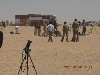 2006 eclipse trip -- Sahara Desert eclipse site