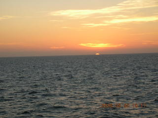 2006 eclipse trip -- sunset on the Mediterranian Sea