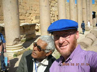 -- Leptis Magna -- guide Khalifi and Adam