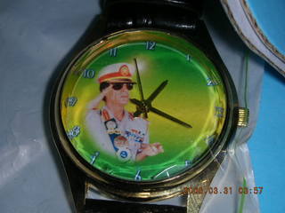 -- my new Qadhafi watch