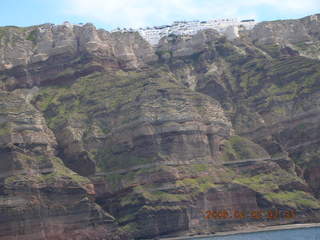 2006 eclipse trip -- approaching Santorini