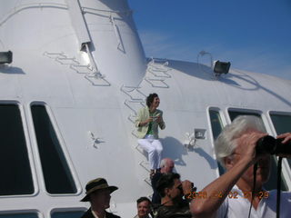 2006 eclipse trip -- on deck near Santorini