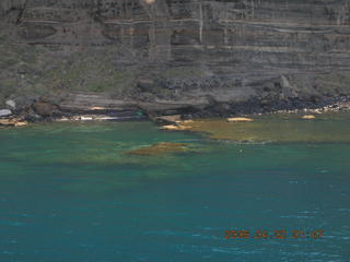2006 eclipse trip -- approaching Santorini island