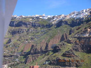 2006 eclipse trip -- approaching Santorini island