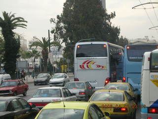 2006 eclipse trip -- Athens traffic