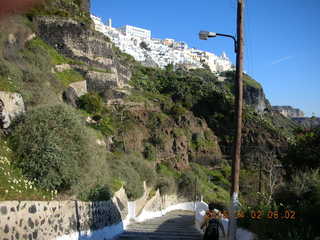 2006 eclipse trip -- Santorini going down to port