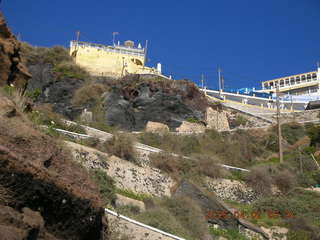 2006 eclipse trip -- Santorini going down to port