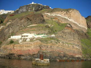 2006 eclipse trip -- Santorini -- tender boat ride back
