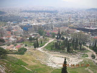 2006 eclipse trip -- Athens -- Acropolis old amphitheater