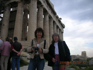 2006 eclipse trip -- Athens -- Acropolis -- Parthenon -- George and Delia