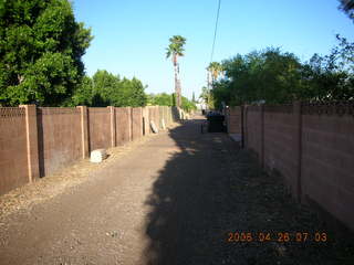 Pima Road in the morning